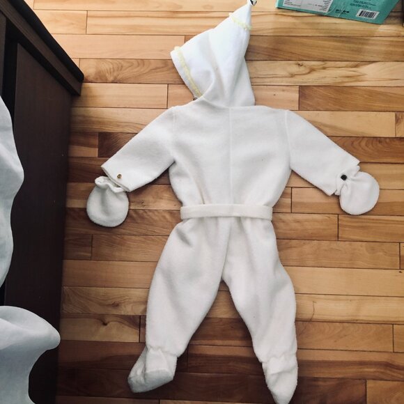 ⚜ 70-80s RARE Vintage Cou-Cou (Artisanat Inc.) Québec One-Piece Pajamas Baby M ⚜ - Picture 2 of 8